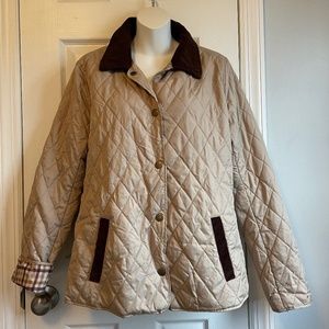 Laura Scott quilted jacket size large